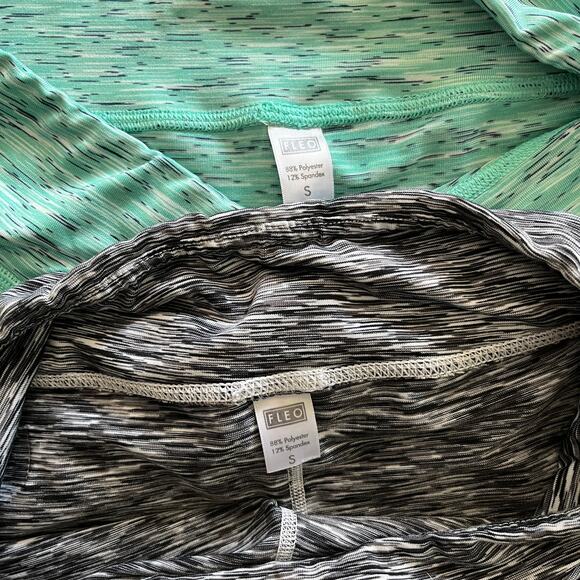 Fleo Heather Mint Black Originals Shorts Bundle Small - Picture 3 of 3